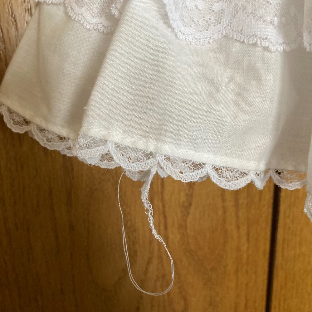 NB Vintage Christening Gown and Bonnet - Picture 5 of 11
